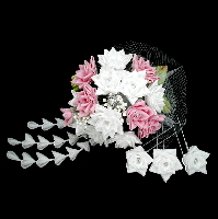 薔薇 かんざし 婚礼